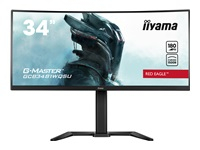 IIYAMA GCB3481WQSU-B1 G-Master Red Eagle 34inch UW VA Curved 1500R UWQHD 180Hz 500cd/m2 0.3ms 2xHDMI 2xDP 4xUSB 3.2 HDR400 Speakers