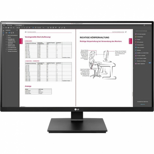 68,6cm/27'' (2560x1440) LG 27BN65QP-B 16:9 5ms HDMI DP USB-C Speaker QHD Black