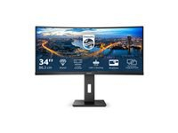 PHILIPS 346B1C/00 Monitor Philips 346B1C/00 34 WQHD, VA, DP/HDMI/USB-C, curved, speakers