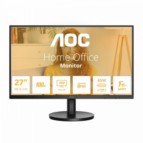 AOC Monitor 27B3CA2 27 inch IPS 100Hz HDMI DP USB-C