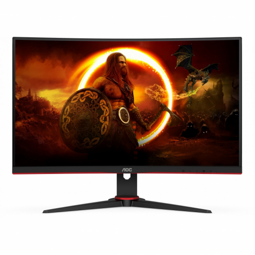 59,9cm/23,6'' (1920x1080) AOC Gaming C24G2AE/BK 16:9 1ms 165Hz VESA Speaker Full HD Red/Black