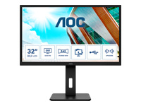 AOC Q32P2 31.5inch IPS WQHD 75Hz 4ms 250 cd/m2 1000:1 HDMIx2 DP 4xUSB 3.2 Speakers