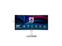 PHILIPS 34B2U5600C/00 34inch 3440x1440 120Hz VA CURVED H/A tbu MM ULTRAWIDE USB-C DOCKING DISPLAY RJ45 PD > 100 W USB HUB SPEAKERS