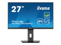 IIYAMA XUB2763QSU-B1 Green Choice 27inch IPS WQHD 100Hz 350cd/m2 2ms HDMI DP 2xUSB 3.2 SpeakersFreeSync 15cm Height Adj. Stand