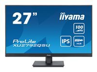 IIYAMA XU2792QSU-B6 27inch ETE IPS-panel 2560x1440 100Hz FreeSync 250cd/m2 0.4ms MPRT HDMI DP USB-HUB Speakers (P)