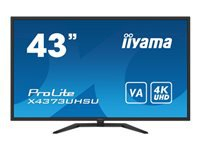 IIYAMA X4373UHSU-B1 43inch UW VA 3840x2160 UHD 400cd/m2 3ms HDR400 2xHDMI DP USB-HUB PBP PIP Remote control Speakers (P)