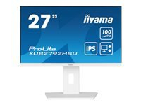 IIYAMA XUB2792HSU-W6 27inch ETE IPS FHD 100Hz 250cd/m2 0.4ms HDMI DP 4xUSB 3.2 FreeSync Speakers 15cm Height Adj. White (P)