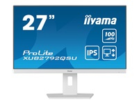 IIYAMA XUB2792QSU-W6 27inch ETE IPS 2560x1440 100Hz 250cd/m2 0.4ms HDMI DP 4xUSB 3.2 Speakers FreeSync 15cm Height Adj. White (P)