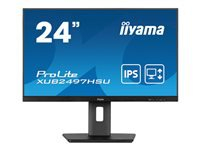 IIYAMA XUB2497HSU-B2 24inch IPS FHD 100Hz Adaptive Sync 300cd/m2 1ms HDMI DP 2xUSB 2.0 Speakers 15cm Height Adj. Stand (P)