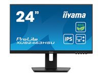 IIYAMA XUB2463HSU-B1 23.8inch ETE IPS EyeComfort/EyeSafe 2.0 FHD 100Hz 250cd/m2 3ms HDMI DP 2xUSB 3.2 Speakers 15cm Height Adj. (P)