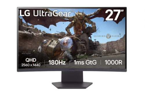 LG Electronics Monitor 27GS60QC-B 27 inches QHD UltraGear