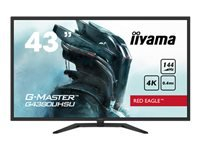 IIYAMA G4380UHSU-B1 Pro-Gaming G-Master Red Eagle 43inch VA UHD 144Hz 550cd/m2 0.4ms HDR 2xHDMI 2xDP (P)