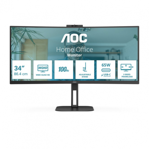 AOC V5 CU34V5C/BK LED display 86.4 cm (34