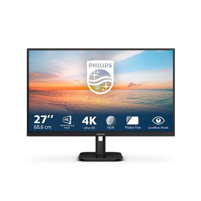 27’’, 4K UHD (3840x2160), IPS, 60Hz, 350 cd/m², DisplayPort 1.2, HDMI 2.0, LowBlue Mode, Flicker-Free PHILIPS