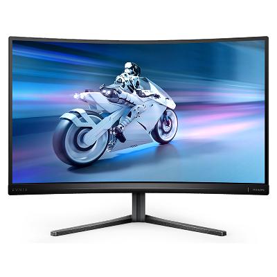 Philips Evnia Curved Gaming Monitor, 27’’, QHD (2560x1440), VA LCD, curved 1500R, 165Hz, 400 cd/m², DisplayPort 1.2, HDMI 2.0, USB 3.2 Gen 1 / 5 Gbps, USB-B upstream x 1, USB-A downstream x 4 (with 2 for fast charge B.C 1.2)