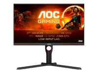 AOC U27G3X/BK 27inch IPS 4K 160Hz 1ms 400cd/m2 2xDisplayPort 2xHDMI