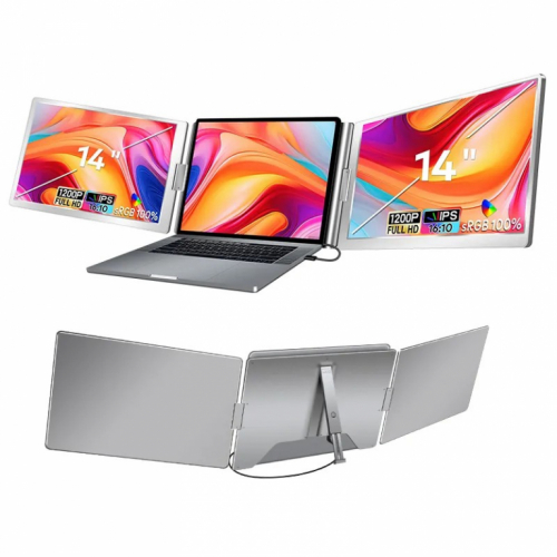 Extralink Portable Laptop Monitors Smart Life S688 14'' IPS, 2 monitors, 1920x1200