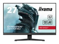 IIYAMA G2770HSU-B6 G-Master Red Eagle 27inch Fast IPS FHD FreeSync Premium 180Hz 300cd/m2 0.2ms HDMI DP 4xUSB Black Speakers (P)