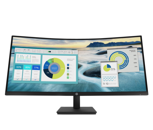 HP P34hc G4 Curved Charging Monitor - 34