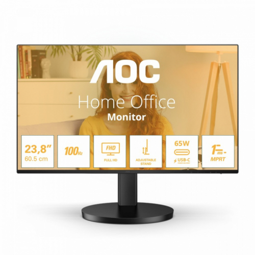 AOC Monitor 27B3CF2 27 inch IPS 100Hz HDMI USB-C HAS