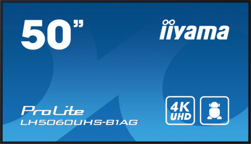 iiyama LH5060UHS-B1AG Signage Display Digital A-board 125.7 cm (49.5