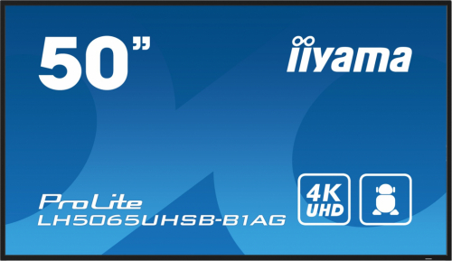 iiyama LH5065UHSB-B1AG Signage Display Digital signage flat panel 125.7 cm (49.5