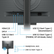 BenQ 71.6cm RD280UA 3:2 HDMI/USB-C/DP sil. ErgoArm UHD