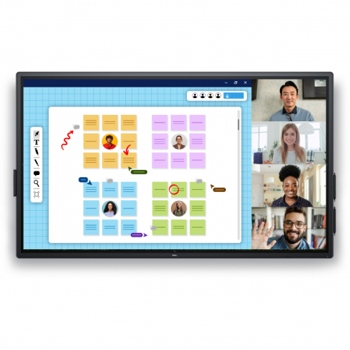 DELL Pro 75 Plus 4K Touch Monitor P7525QT 189.23cm 74.5Zoll IPS 3840x2160 16:9 400cd/m2 60Hz HDMI DP