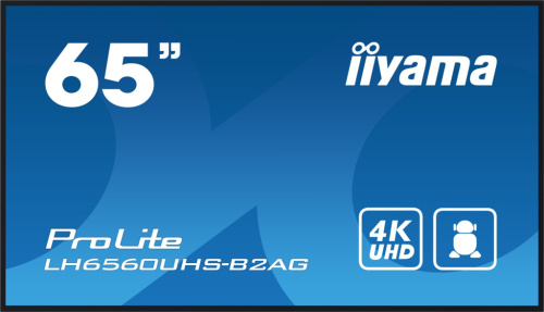 iiyama LH6560UHS-B2AG Signage Display Digital A-board 165.1 cm (65