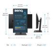 Benq Monitor 27 inches BL2790QT 2K 5ms/IPS/75Hz/HDMI