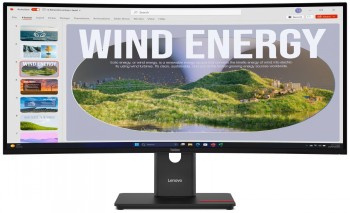 LENOVO 34'' T34WD-40 CURVED WQHD 21:9 120HZ HDMI/DP/USB-C(96W)/RJ45