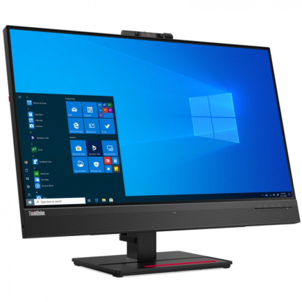 69cm/27'' (2560x1440) Lenovo ThinkVision T27hv-20 16:9 4ms IPS HDMI DisplayPort USB-C Webcam VESA Pivot Speaker QHD Black
