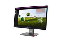 LENOVO ThinkVision P27Q-40 27inch 2560x1440 IPS 120Hz Daisy Chain KVM/eKVM USB-C 15W Factory calibrated panel Epeat Gold TCO10
