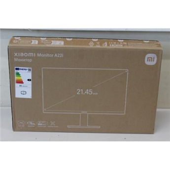 Восстановленный.  | Xiaomi | Monitor | A22i | 22 '' | VA | 16:9 | 75 Hz | 1 ms | 1920 x 1080 pixels | HDMI ports quantity 1 | Black | Warranty 6 month(s) | DEMO, MISSING MANUALS