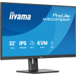 IIYAMA XUB3297QSNP-B1 81,28cm 32Zoll IPS-panel 2560x1440 350cd/m USB-C Dock LAN/95W PD/DP-OUT KVM USB 3x3.2+1xC 1ms