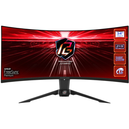 ASRock 86,3cm PG34WQ15R2B 21:9 HDMI/DP curved 165Hz WQHD