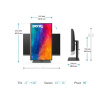 Benq Monitor 27 inches PD2706U LED 4K 5ms/QHD/IPS/HDMI/DP/USB