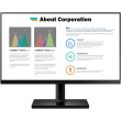 61cm/24'' (1920x1080) Samsung LF24T450FQR 16:9 5ms USB 2xHDMI DisplayPort VESA Pivot Full HD Black