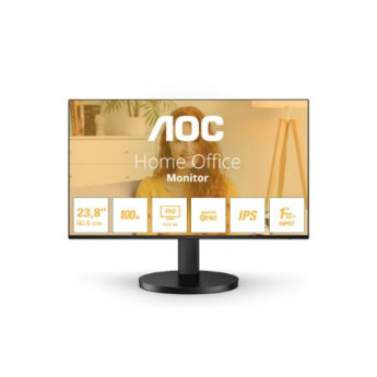 AOC 24B3HA2 | 23.8 '' | IPS | 16:9 | 100 Hz | 1 ms | 1920 x 1080 pixels | 250 cd/m² | HDMI ports quantity 1 | Black | Warranty 36 month(s)