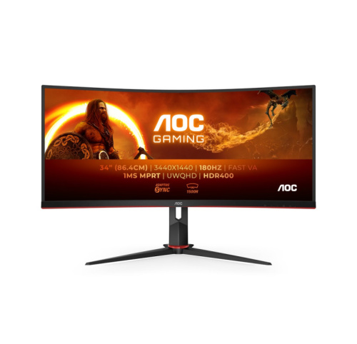 AOC Gaming CU34G2XP/BK skarm - WLED -