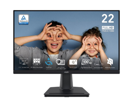 MSI Monitor PRO MP225 21.5 inches/LED/FHD/Flat/100Hz/Black