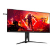 AOC AG405UXC | IPS | WQHD | 21:9 | 144 Hz | 1 ms | 3440 x 1440 pixels | 350 cd/m² | HDMI ports quantity 2 | Black