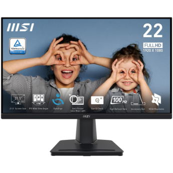 LCD Monitor|MSI|PRO MP225|21.5''|Business|Matte|Panel IPS|1920x1080|16:9|100Hz|4 ms|Colour Черный|PROMP225