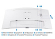 Samsung Monitor 34 inches ViewFinity S65CT VA 3440x1440 UWQHD 21:9 1xHDMI 1xDP 2xTB 4.0(90W/15W) 3xUSB 3.0 LAN 5ms 100Hz HAS speakers curved white 2Yd2d