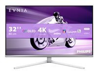 PHILIPS 32M2N8900/00 32inch WQHD OLED 175Hz 250cd/m2 0.03ms HDMI2.0x2 DP USB Type C PD90W Speakers Height Adj.
