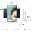BenQ 68.6cm GW2790QT 16:9 DP/USB-C/HDMI weiß lift/piv. QHD