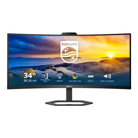 Philips | Monitor with Windows Hello WEBCAM | 34E1C5600HE/00 | 34 