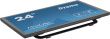 iiyama 24” multi-touch monitor with edge-to-edge glass, anti fingerprint coating , integrated webcam and a flexible stand