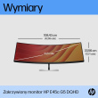 HP E45c G5 DQHD Curved Monitor