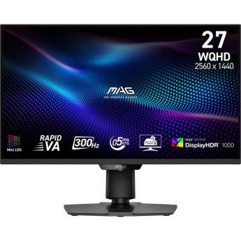LCD Monitor|MSI|MAG 274QPF X30MV|27''|Gaming/Frameless|Matte|Panel VA|2560x1440|16:9|300Hz|0.5 ms|Colour Black|MAG274QPFX30MV
